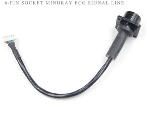 6-Pin Socket Mindray ECG Signal Line Mindray ECG 6PIN Cable Compatible