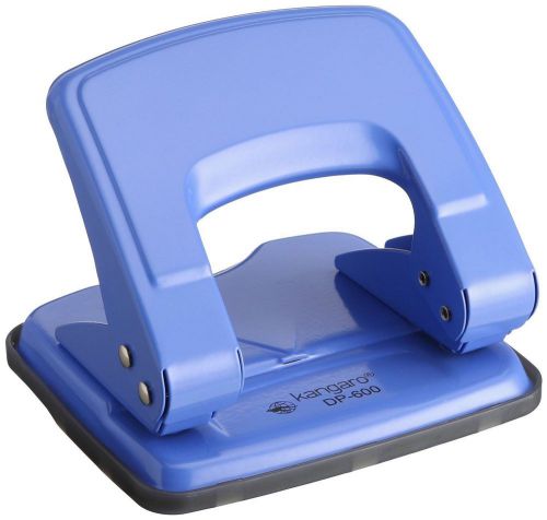 Kangaro DP-600 Paper Punch of 100 Staples Free Shipping Lowest Rates Blue