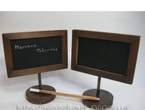 Wooden Table Chalk Board/Sign For Bar/Restaurant