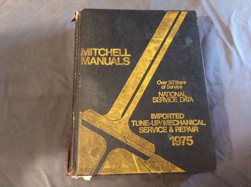 Mitchell Manuals National Service Data Imported Service and Repair 1975