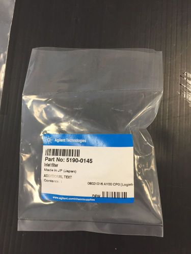Agilent Inlet Filter Part Number S190-0145 Brand New