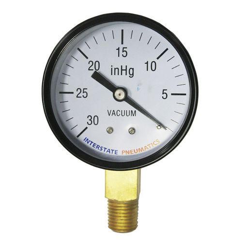 Vaccum Pressure Gauge 30 PSI 2 -1/2&#034; Diameter 1/4&#034; NPT Bottom Mount G2024-030V