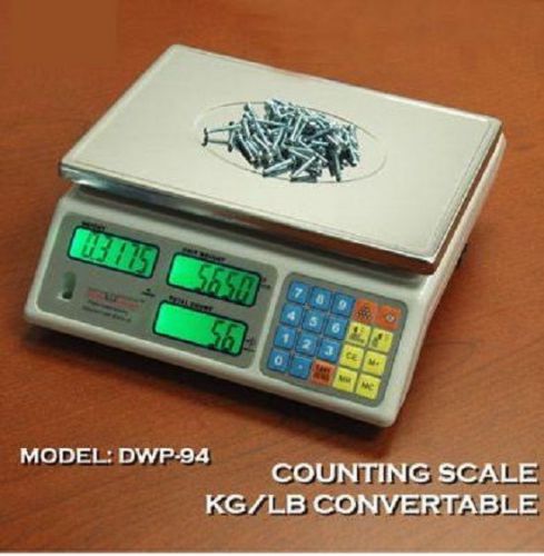Digiweigh Counting scale 3 kg x 0.1 g / 13 x 0.0002 lb, Platform 11&#034; x 7.5&#034;,NEW