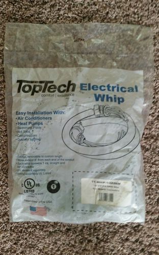 NEW  TopTech 1/2&#034; x 6&#034; Non Metallic Electrical Whip