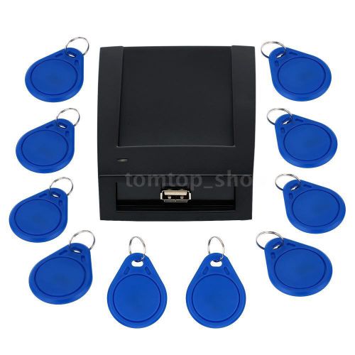 RFID 13.56MHz Proximity Smart IC Card Reader and 10X IC Key Cards 3GJ7