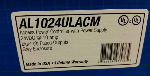 New Altronix AL1024ULACM  Power Supply w/ Fire Alarm Interface