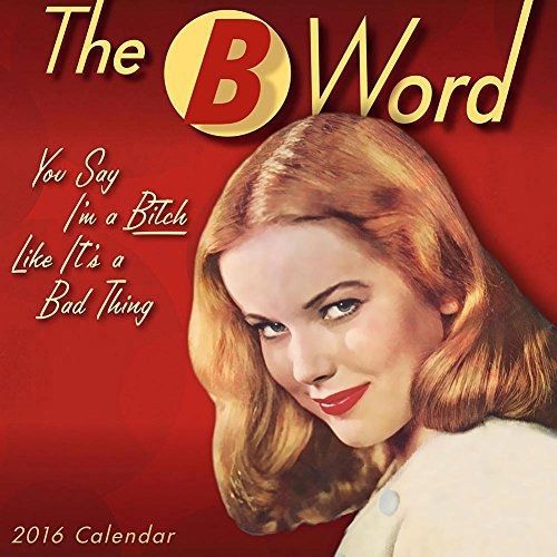Calendar Company 2016 Monthly Wall Calendar - The B Word - Mini