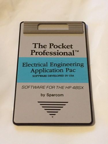 Sparcom Electrical Engineering Application Card for HP 48GX Calculator