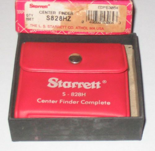 STARRETT CO.WIGGLE AND CENTER FINDER,WITH 4 ATTACHMENTS