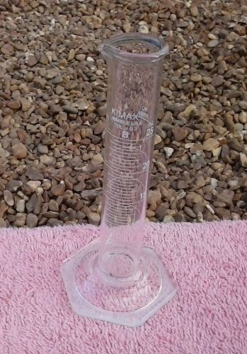 Kimax 25ml graduated cylinder hex base for sale