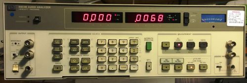 HP 8903B Distortion Analyzer -- Never used after last calibration