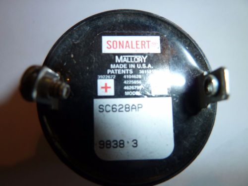 MALLORY SONALERT AUDIBLE ALARM 6-28 VAC/DC MODEL SC628AP