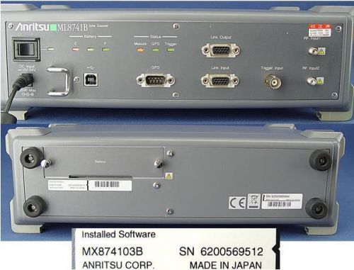Anritsu ML8741B W-CDMA Area Scanner with Option