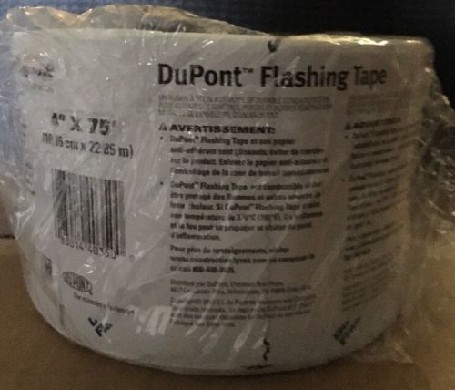 Dupont 4&#034;x 75&#039; dupont flashing tape free shipping! for sale