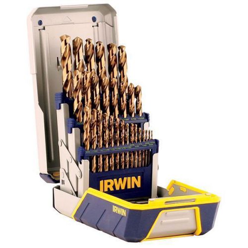 Irwin 29 pc fractional jobber length drill sets  1/16&#034; to 1/2&#034; x 64ths m35 for sale