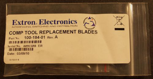 Extron Comp Tool Replacement Blades 100-184-01, NEW !!!