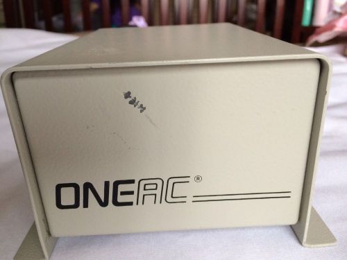 ONEAC Power Conditioner / Power Supply 120VAC Max Output 1 Phase 60hz  .625Amp
