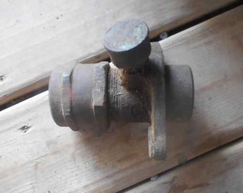 Vintage ANTIQUE BRASS Hit Miss Stuffing box with oiler 1 1/4 inch shaft