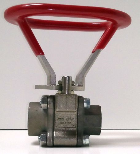 Parker 1/2&#034; 1000# npt rp ball valve 316s/s 3 piece 8f-8bsl-t-v-ss-s new &lt;694er82 for sale
