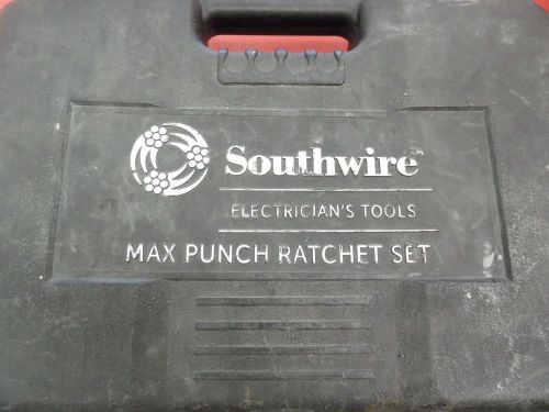 SOUTHWIRE ELECTRICIAN&#039;S TOOLS MAX PUNCH RATCHET SET~MPR-01SD