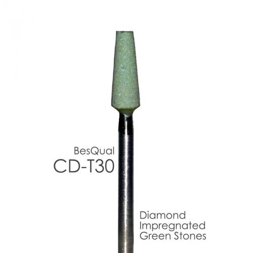 Diamond Green Tapered Stone for Zirconia and Porcelain  Besqual Cd-T30