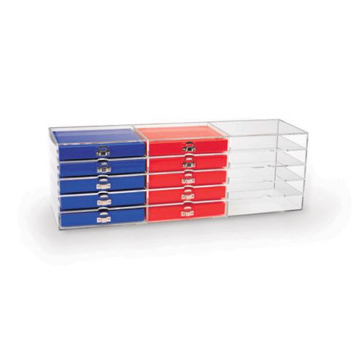 Organizer for 50- and 100-place slide boxes  25.75&#034;w x 7.5&#034;d x 8.5&#034;h 1 ea for sale
