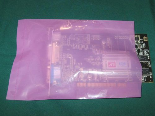 5 Anti-Static Pink Poly Bags 8x6 Hard Drives Motherboard Electronic LCD Parts