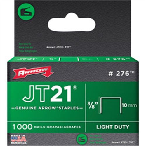 10mm Box Of 1000 T27 Staples - 1000x Arrow Jt21 3 8&#034; Stapling Tools Hardware Diy