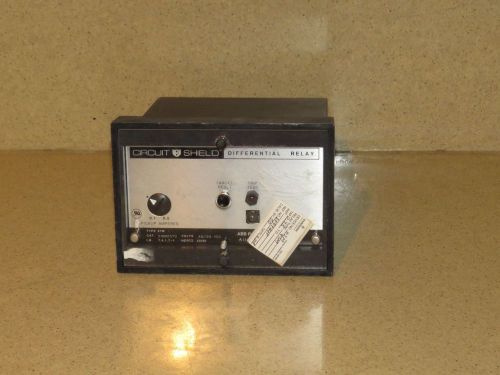 Abb power t &amp; d co circuit shield differential relay type 87m cat 219m2570 (h1) for sale