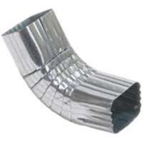 Ell Frt Downspout 75Deg 2In Amerimax Home Products Galvanized Gutter 29264 Steel