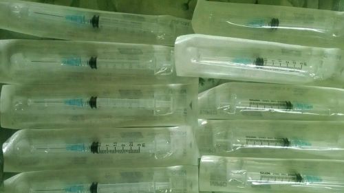 Lot of 10 Sealed NIPRO Syringe Syringes Needles 3ml