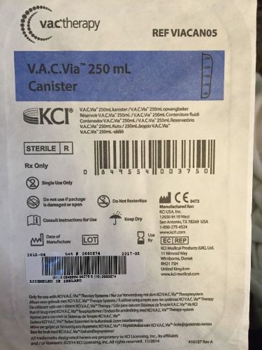 Kci Vac Canister 250ml Ref Viacan05