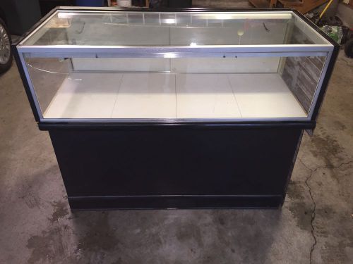 Three Glass display cases cabinets commercial grade.