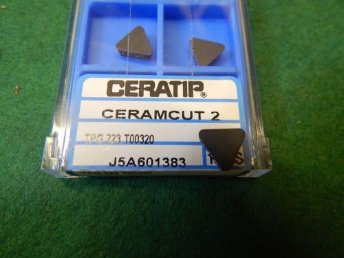 Ceratip TPG 223 T00320 Ceramic Insert