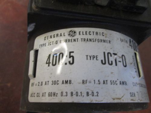 GE Type JCT-0 Current Transformer 750X23G104 Ratio 400:5A 10KV BIL 50-60Hz Used, US $75.00 – Picture 1
