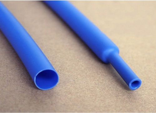 Waterproof heat shrink tubing sleeve ?9.5mm adhesive lined 3:1 blue x 5 meters for sale