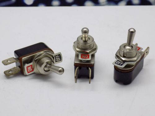 1x On/Off 6A 125VAC,3A 250VAC SPST Toggle Switch 2 Screw Terminals