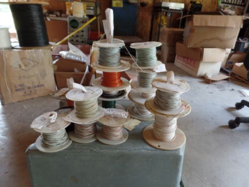 16 REELS, 21 POUNDS, DIFFERENT GAUGES WIRE