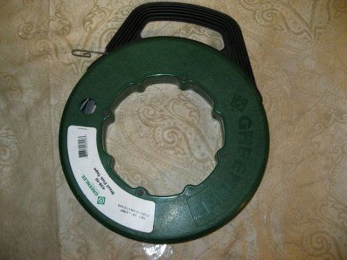 Greenlee electric wire steel fish tape 12&#039; x 1/8&#034; x .060&#034; coil/roll 438-10 for sale