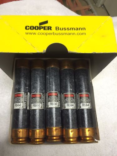 NEW BOX OF 10 COOPER BUSSMAN FRS-R-40 600 Volt NIB