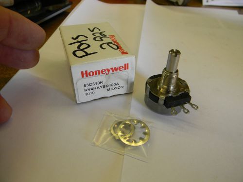 New* honeywell potentiometer rv4naysd103a 53c310k 10k 2w linear mil spec     b4 for sale
