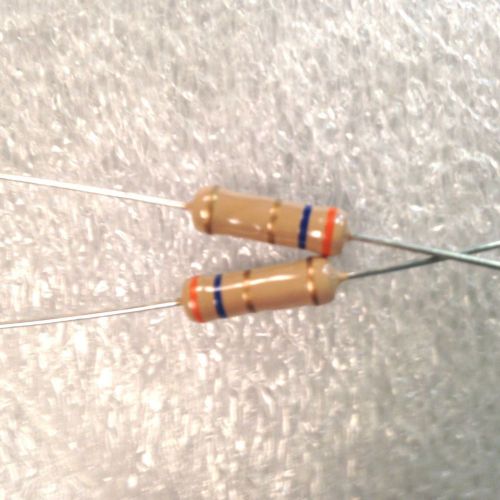 3.6 ohm, 2w, 5% carbon film resistor, nos, 10 pcs for sale