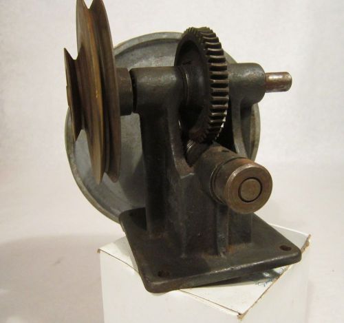 Vintage boston gears speed reducer worm drive w pulleys 48 -1 model  bu-1 for sale