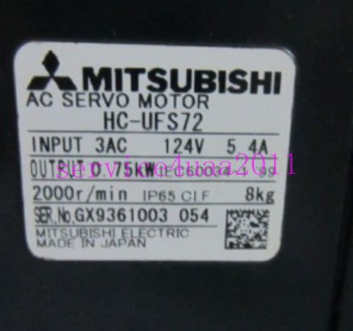 NEW Mitsubishi Servo Motor HC-UFS72 2 month warranty