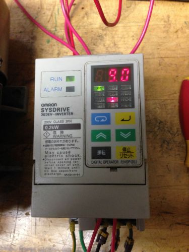 3G3EV-A2002 Omron SYSDRIVE INVERTER 200V 0.2KW --AC DRIVE--TESTED