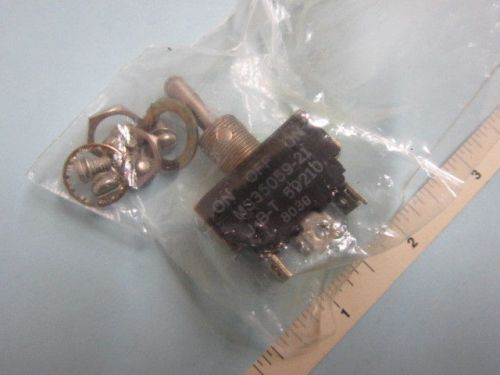 JBT 59210, DPDT On-Off-On (center Off), Toggle Switch, screw term., MS35059-21