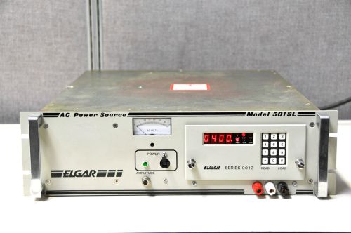 Elgar 501sl - single phase, 500 va ac power source with series 9012 module for sale