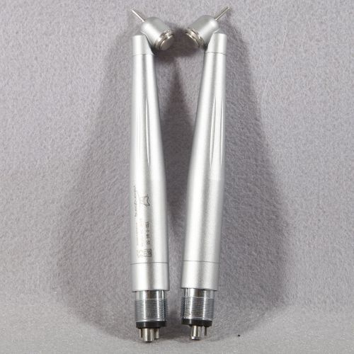 2PCS Dental Surgical 45 Degree High Speed Handpiece Push Button Standard NSK 4 H