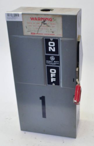 GE General Electric TH3363 Heavy Diuty Safety Switch 100A 600V Mod 4