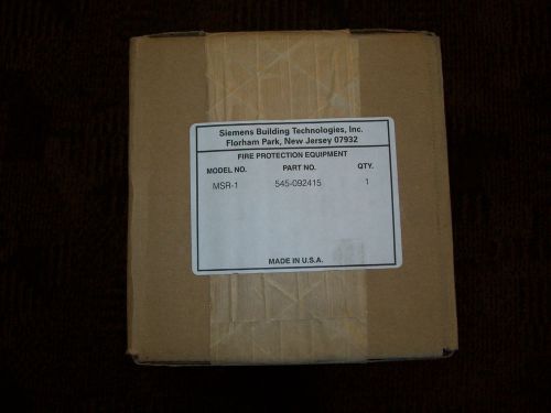 **NEW IN SEALED BOX***SIEMENS 545-092415 SINGLE ROW RAIL KIT FOR MBR-2 MSR-1